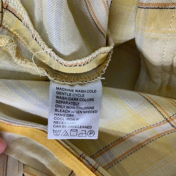 Tommy Bahama Short Sleeve Casual Shirt Linen Silk Blend Size XL - Picture 8 of 8